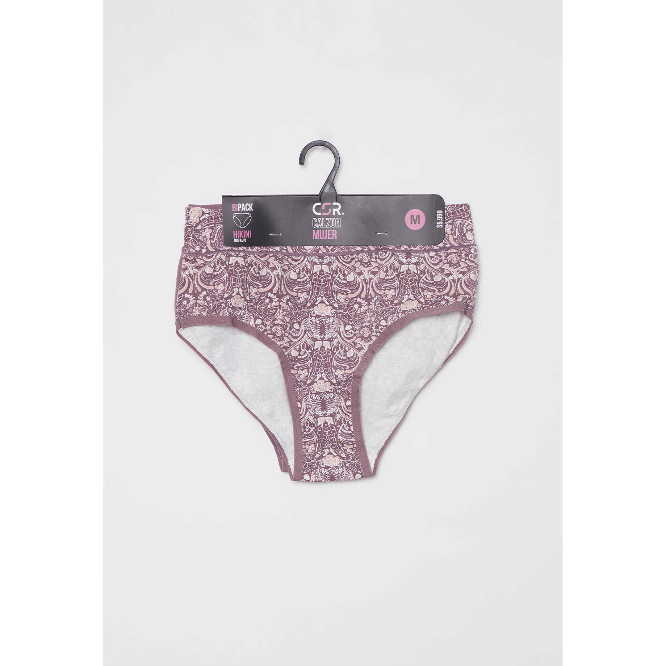 Calzón Bipack Liso Mujer Café Familyshop 2