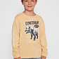 Polera Dino Niño Mostaza Familyshop - Miniatura 1