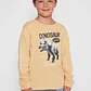Polera Dino Niño Mostaza Familyshop - Miniatura 1