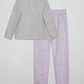 Pijama Polar Mujer Gris Familyshop - Miniatura 6