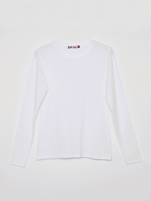 Camiseta Primera Capa Mujer Blanco Familyshop