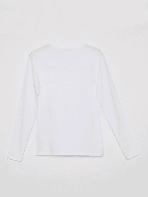 Camiseta Primera Capa Mujer Blanco Familyshop