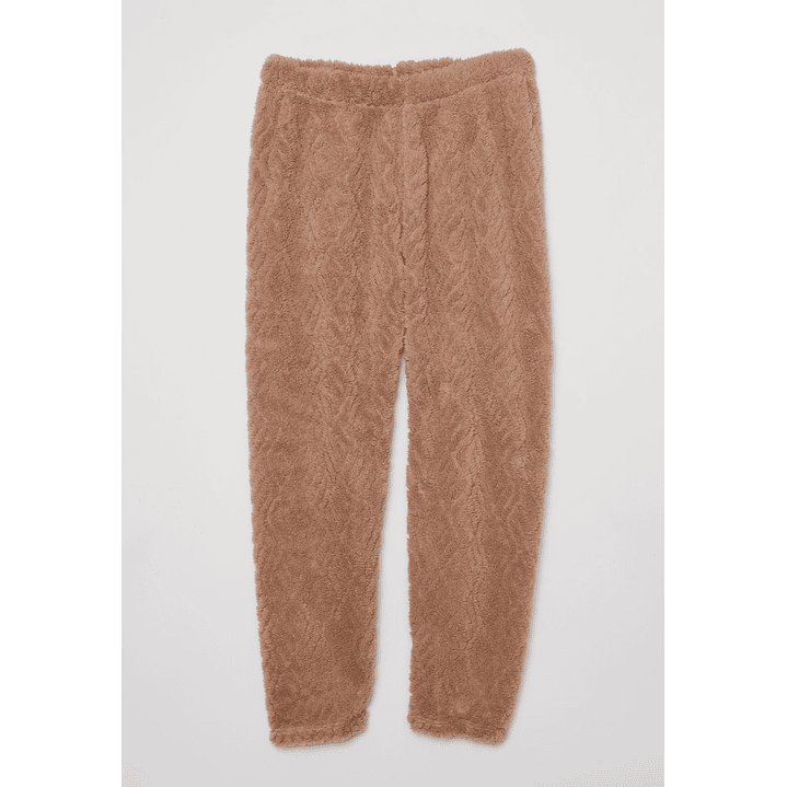Pijama Peludo Mujer Beige Familyshop 3