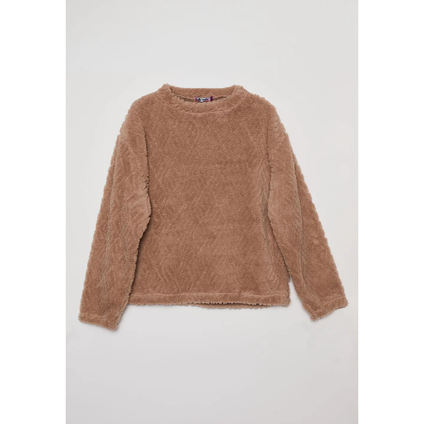 Pijama Peludo Mujer Beige Familyshop 6