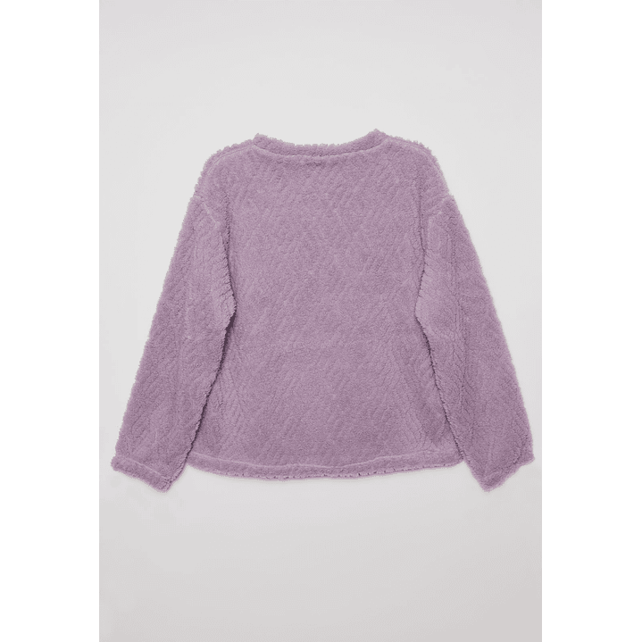 Pijama Peludo Mujer Lila Familyshop 2