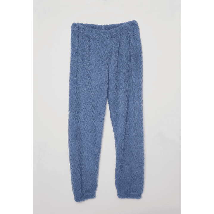Pijama Peludo Mujer Azul Familyshop 4