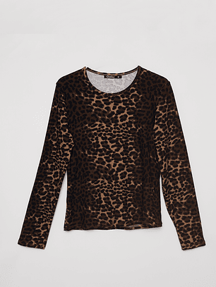 Polera Térmica Mujer Café Familyshop