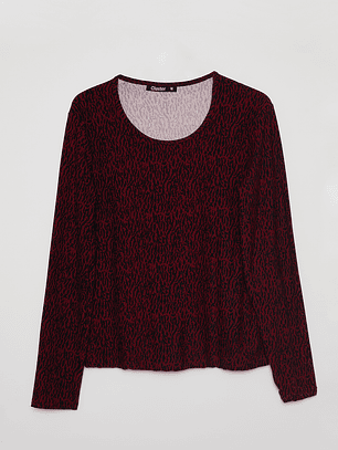 Polera Térmica Mujer Burdeo Familyshop