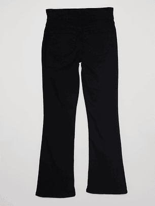 Pantalón Flare Mujer Negro Familyshop