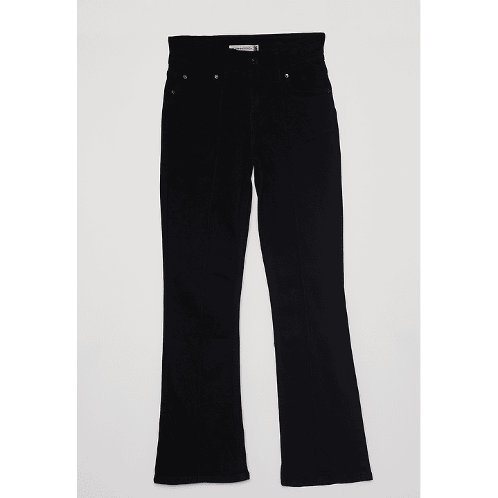 Pantalón Flare Mujer Negro Familyshop 1