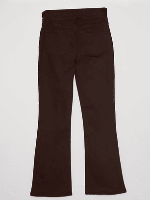 Pantalón Flare T Mujer Café Familyshop