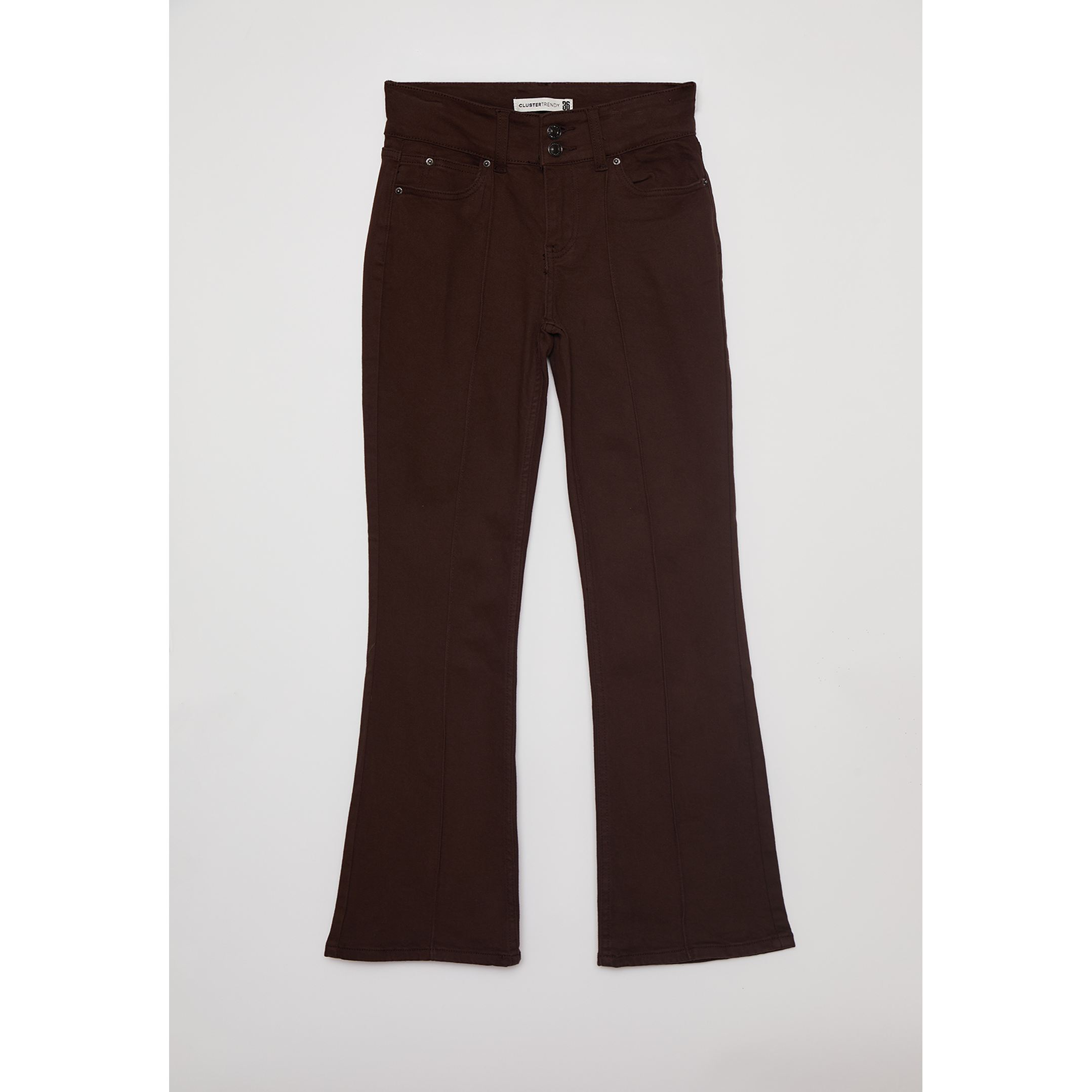 Pantalón Flare T Mujer Café Familyshop 1