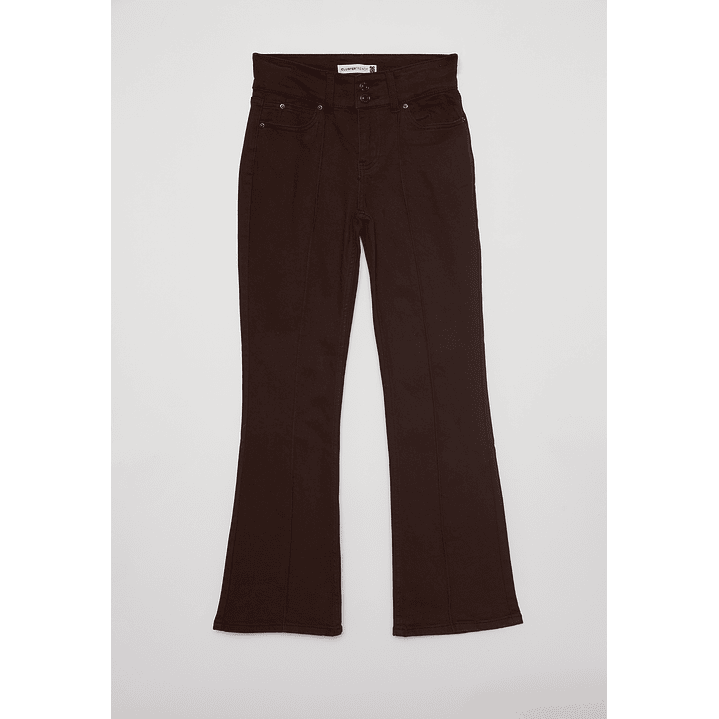 Pantalón Flare T Mujer Café Familyshop 1