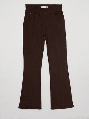 Pantalón Flare T Mujer Café Familyshop