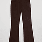 Pantalón Flare T Mujer Café Familyshop - Miniatura 1