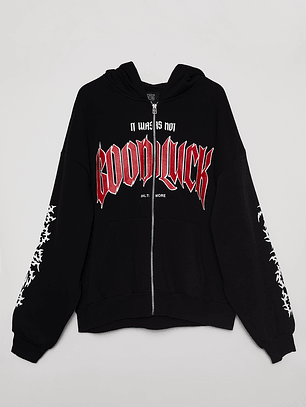 Polerón Boxy Hombre Negro Familyshop