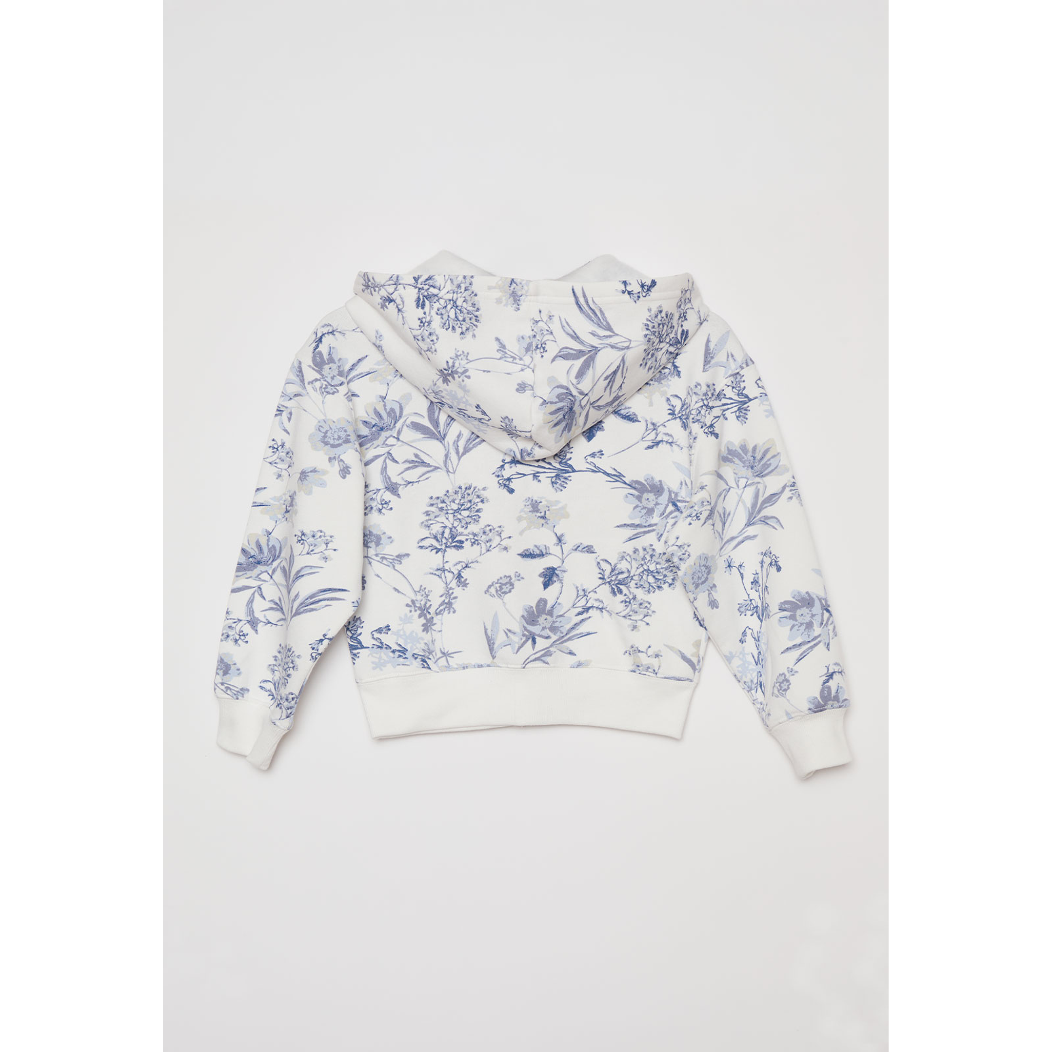 Polerón Floral Niña Azul Familyshop 2