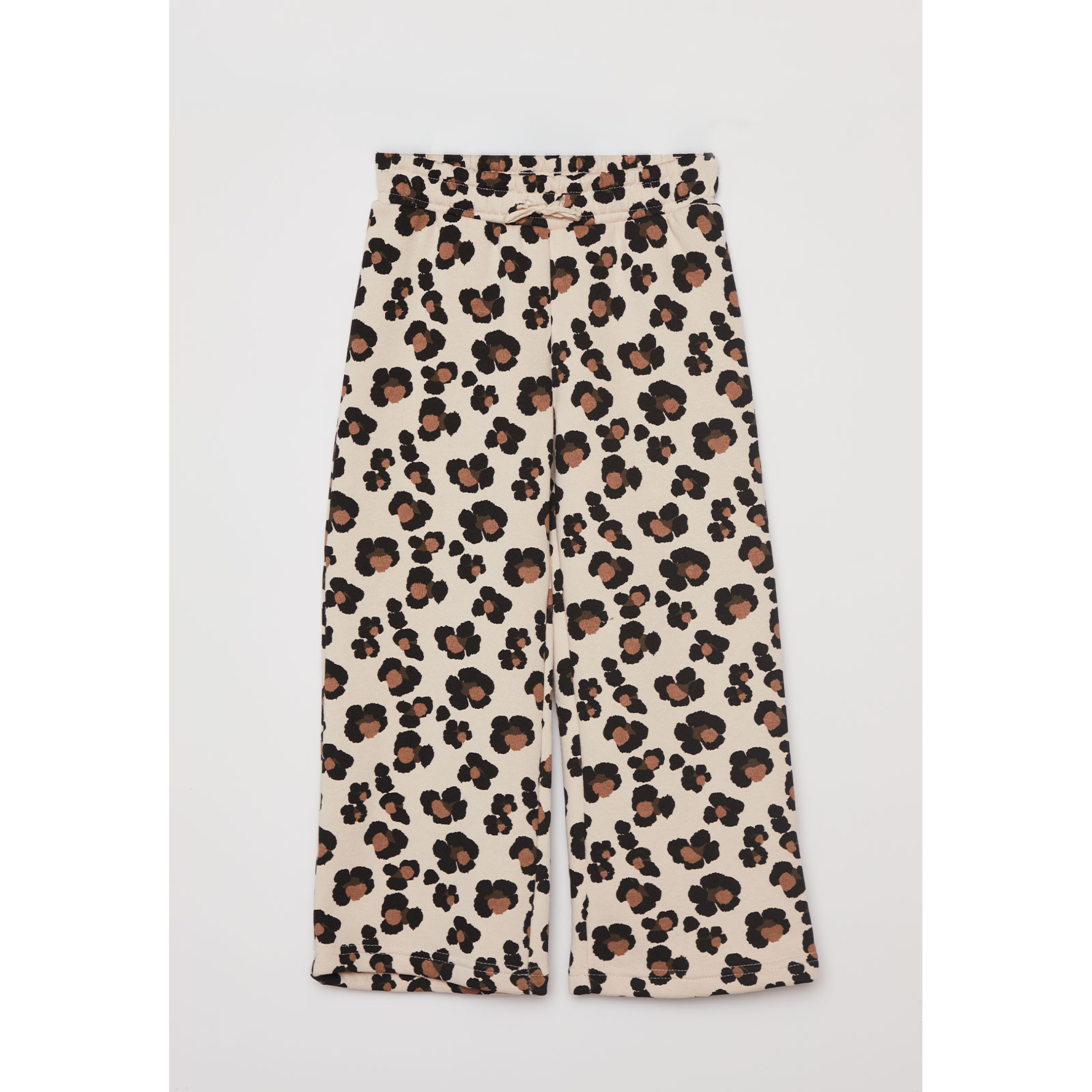 Pantalón Buzo Wide Leg Niña Beige Familyshop 1