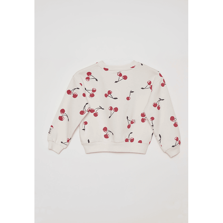 Polerón Cherry Niña Crudo Familyshop 2