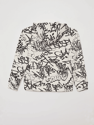 Polerón Graffiti Niño Crudo Familyshop