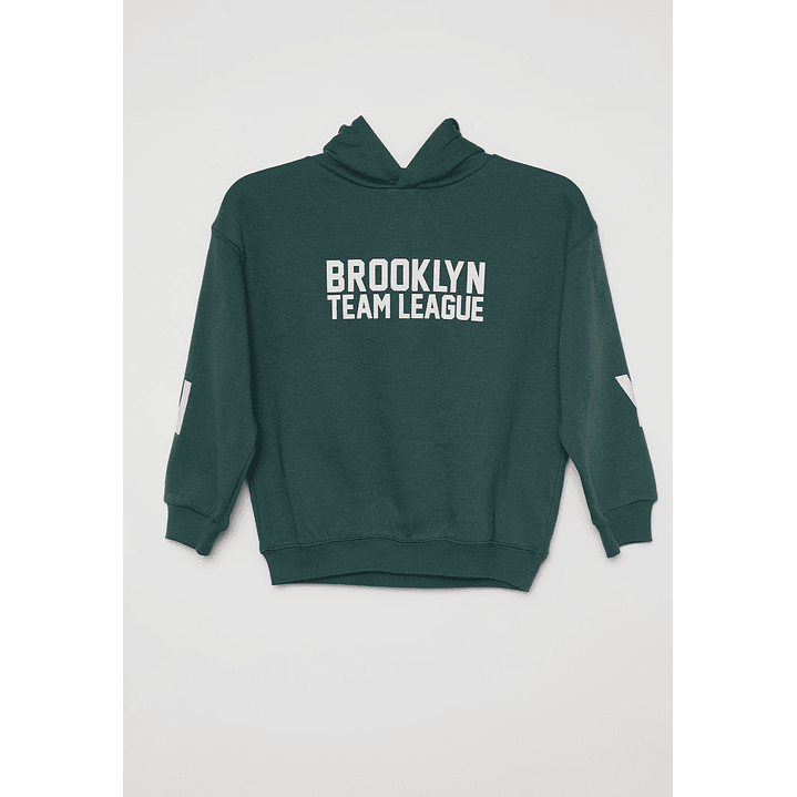 Polerón Brooklyn Team Niño Verde Familyshop 1