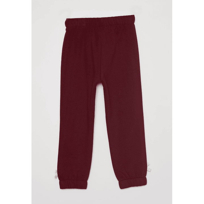 Pantalón Buzo Lazo Niña Burdeo Familyshop 2