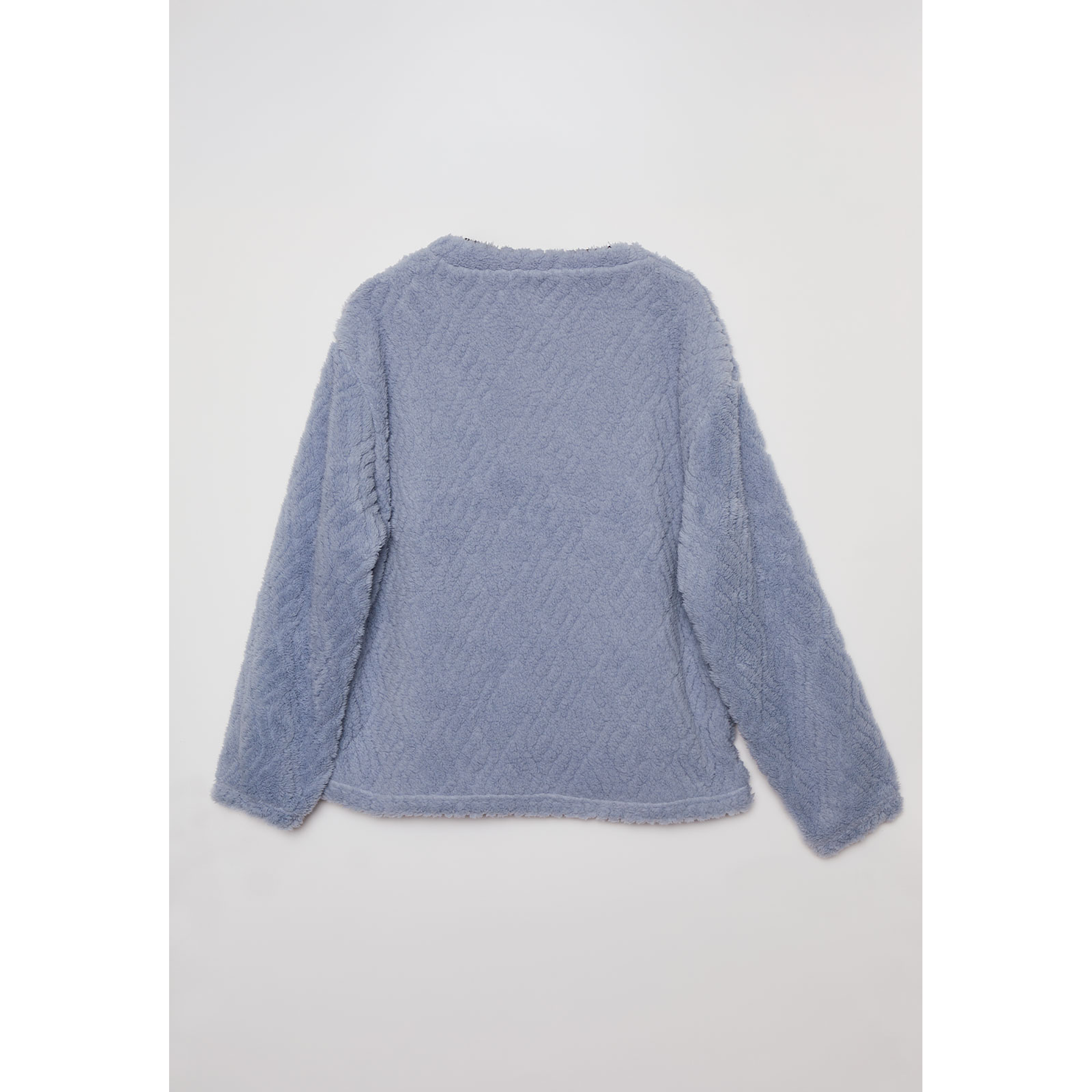 Pijama Peludo Mujer Gris Familyshop 2