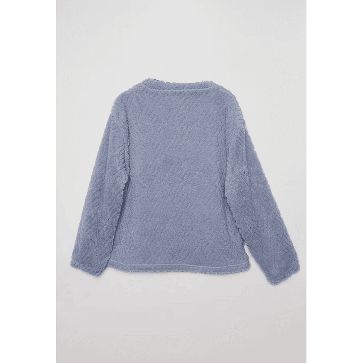 Pijama Peludo Mujer Gris Familyshop 2