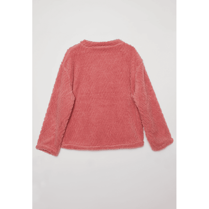 Pijama Peludo Mujer Rosado Familyshop 2