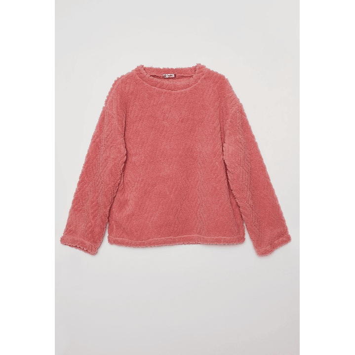 Pijama Peludo Mujer Rosado Familyshop 1