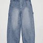 Jeans Baggy Mujer Azul Familyshop - Miniatura 1