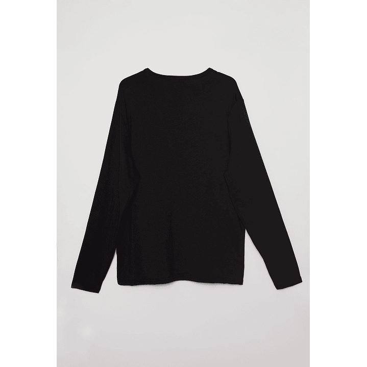 Camiseta Micro Hombre Negro Familyshop 2