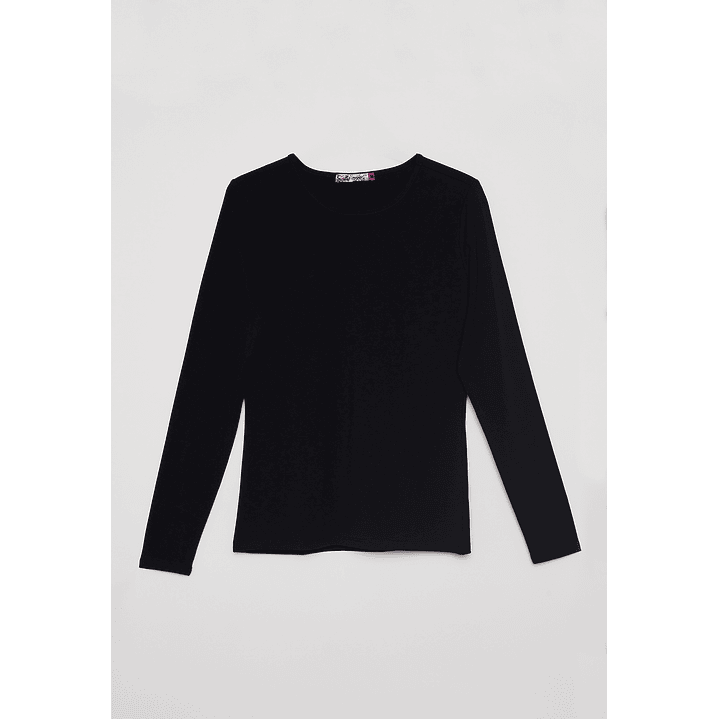 Camiseta Primera Capa Mujer Negro Familyshop 1