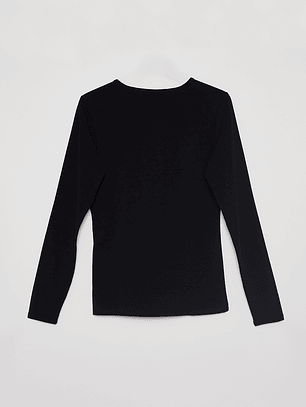 Camiseta Primera Capa Mujer Negro Familyshop