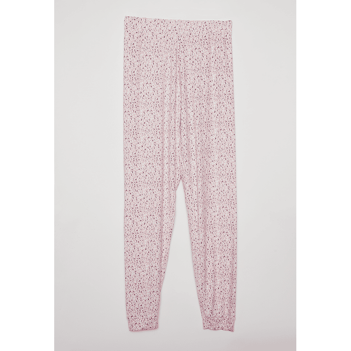 Pijama Tejido Print Mujer Rosado Familyshop 3