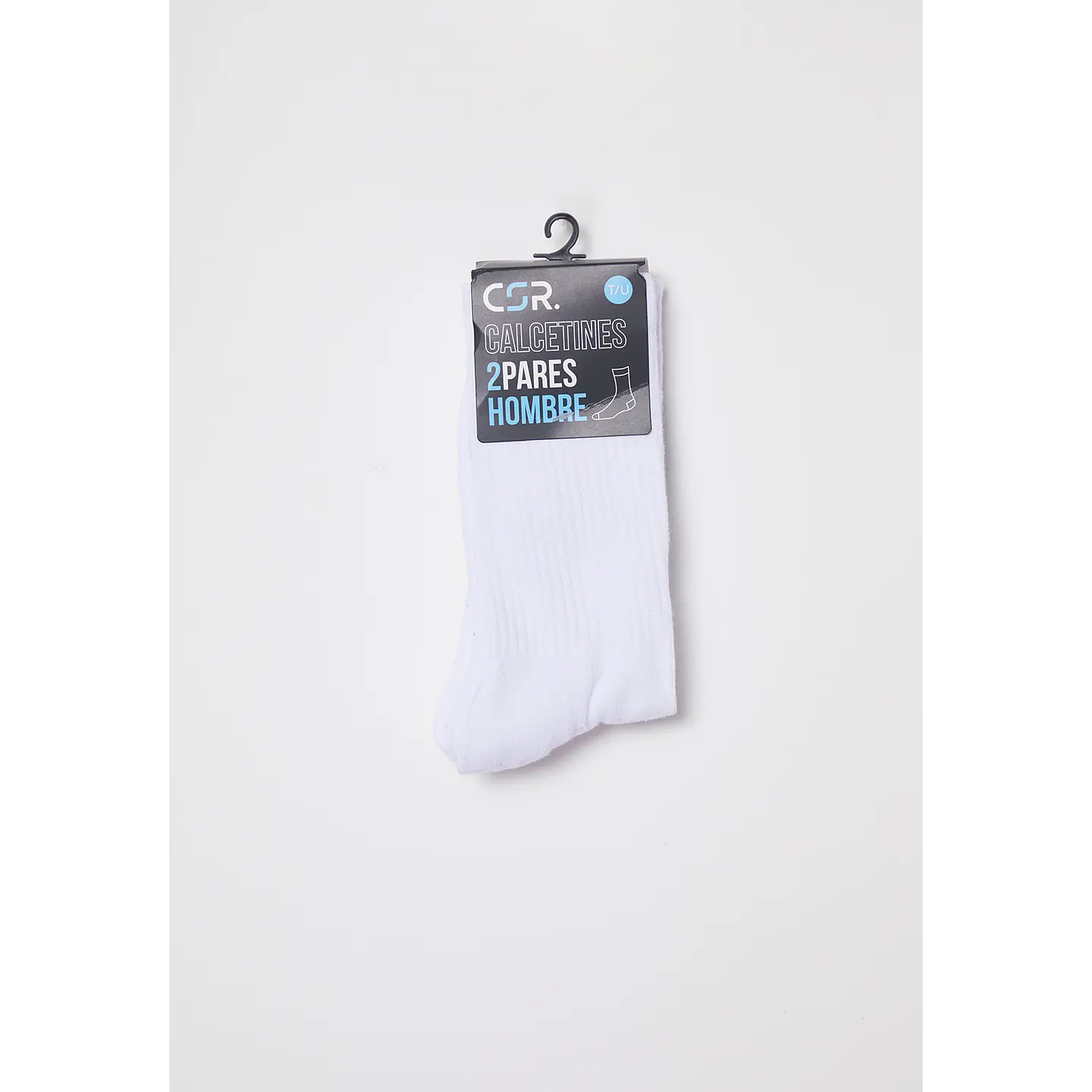 Calcetín Bipack Sport Largo Hombre Blanco Familyshop 2