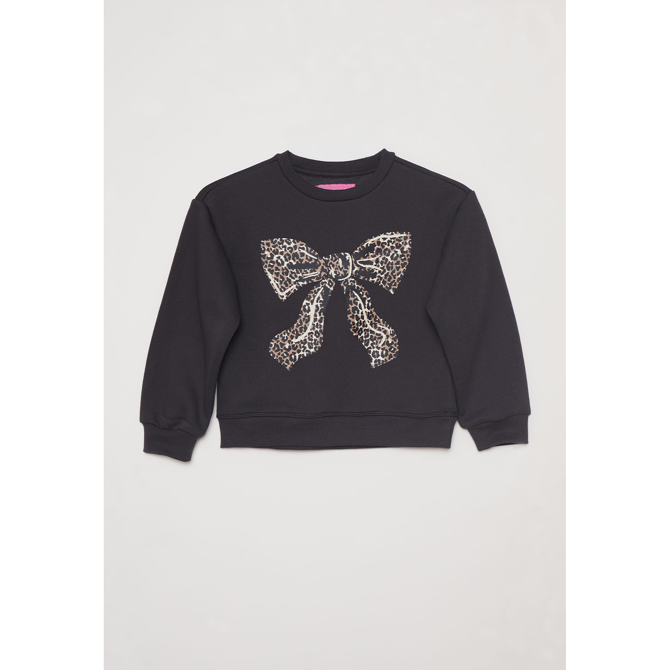 Polerón Leopardo Niña Acero Familyshop 1