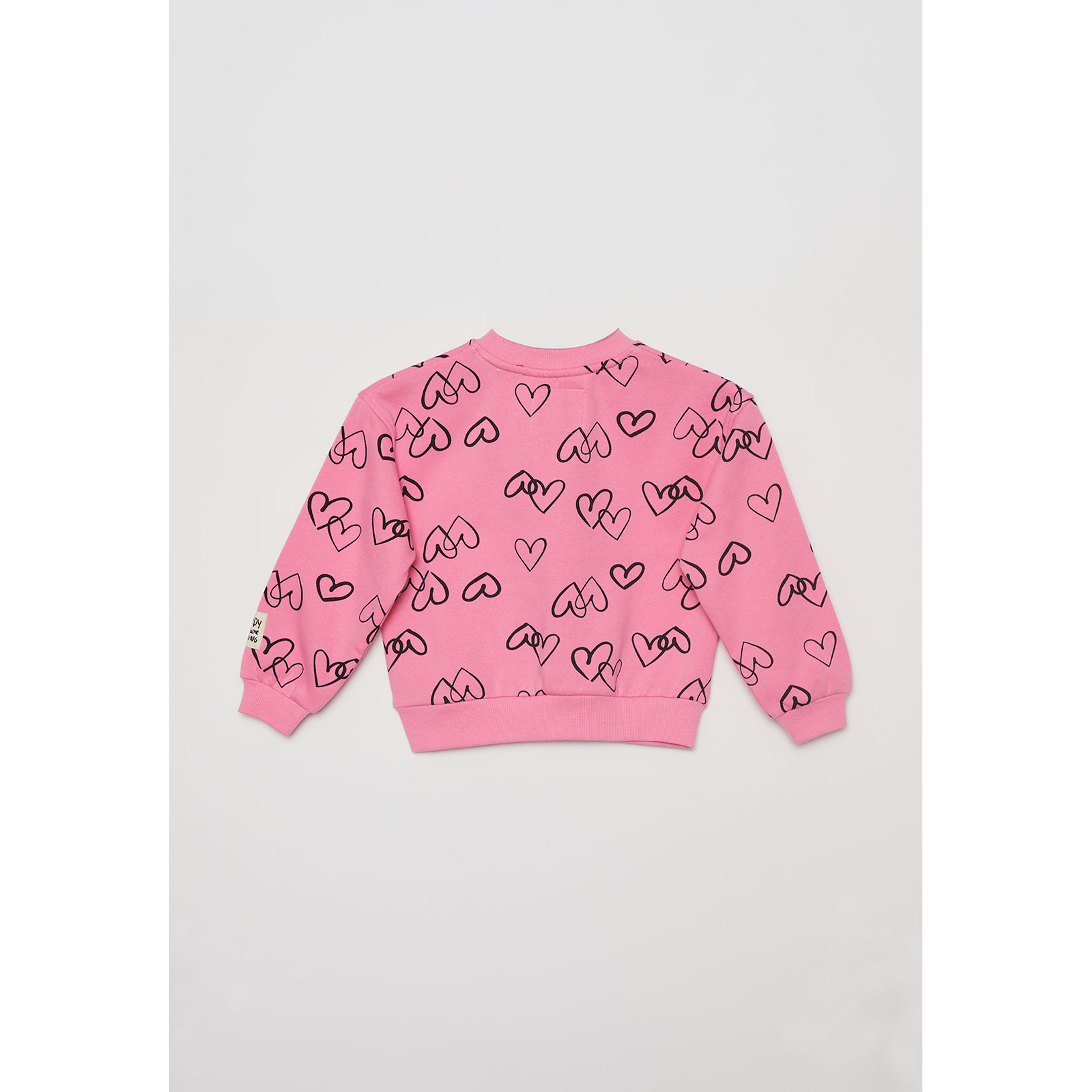 Polerón Corazones Niña Fucsia Familyshop 2