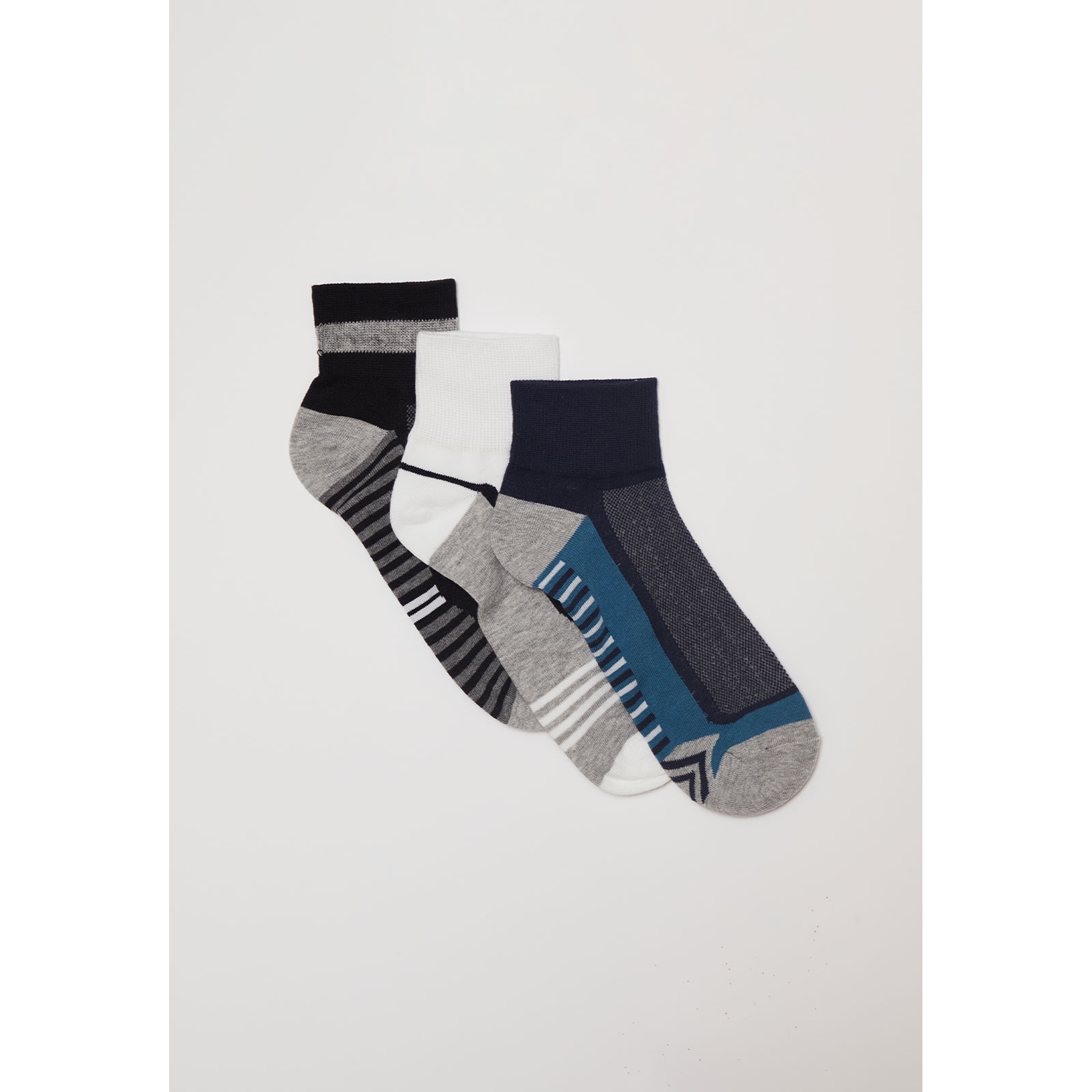 Calcetín Tripack Spt Hombre Gris Familyshop 1