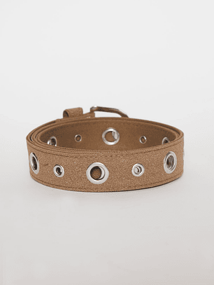 Cinturón Eyelet S2 Mujer Negro Familyshop