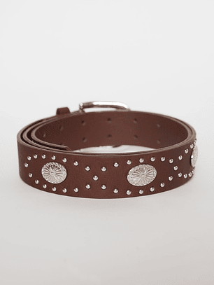 Cinturón Eyelet S4 Mujer Negro Familyshop