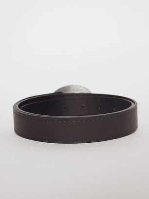 Cinturón Hebilla Dis3 Mujer Negro Familyshop