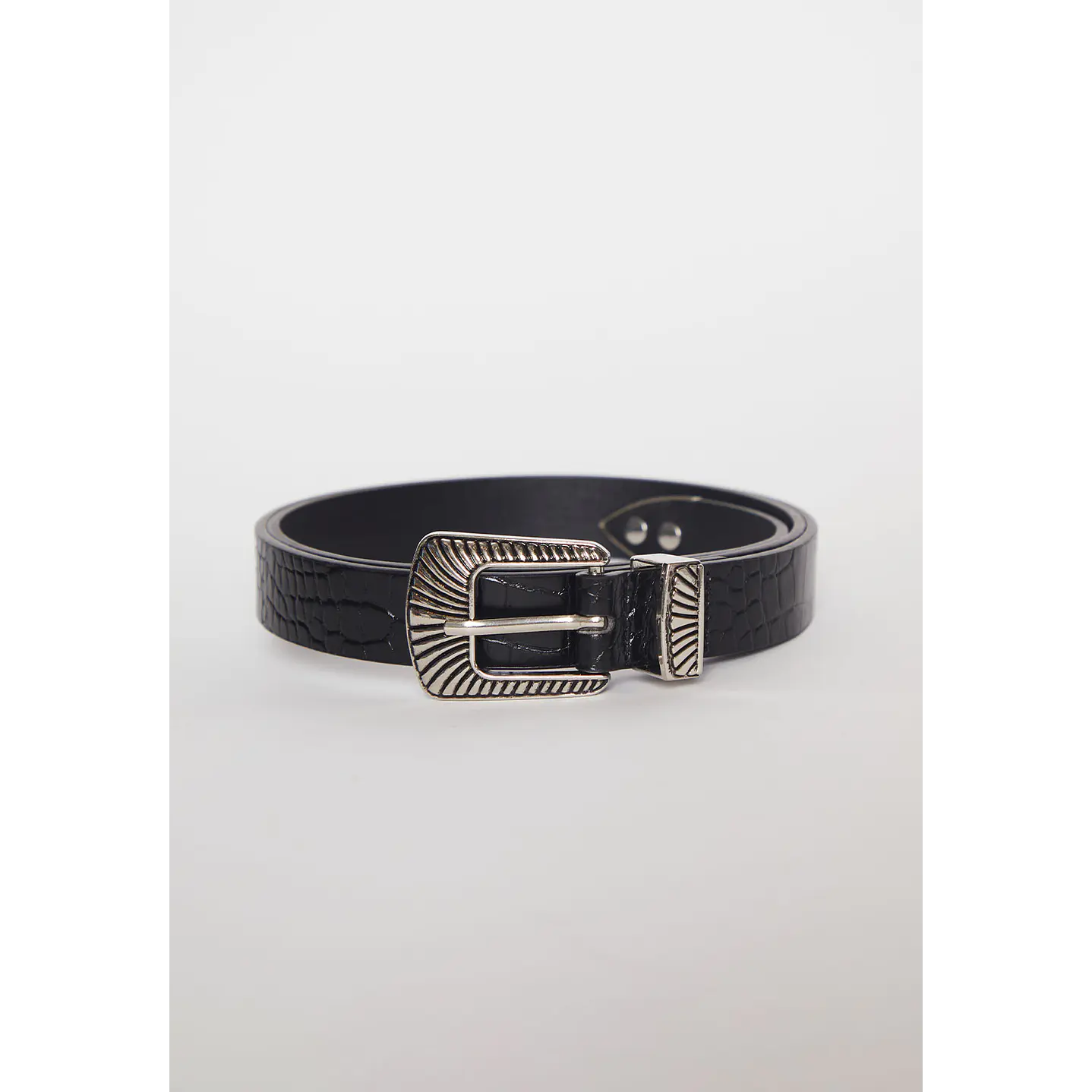 Cinturón Hebilla Mujer Negro Familyshop 1
