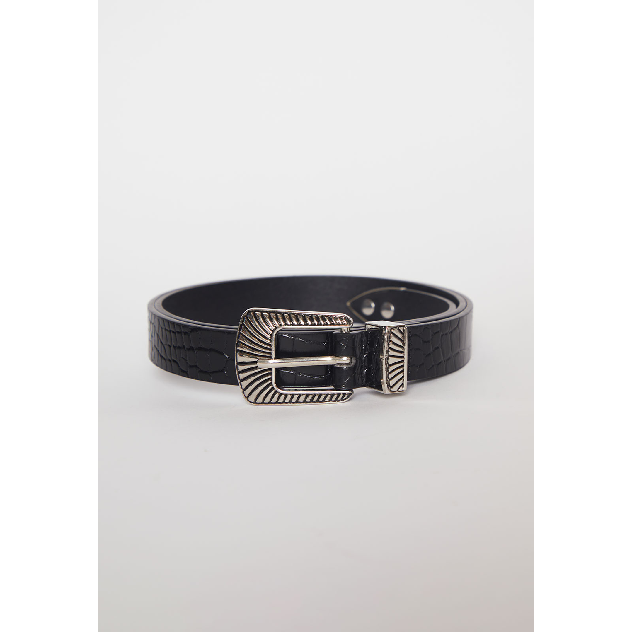 Cinturón Hebilla Mujer Negro Familyshop 1