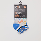 Calcetín Tripack Corto Print3 Niño Azul Familyshop - Miniatura 2
