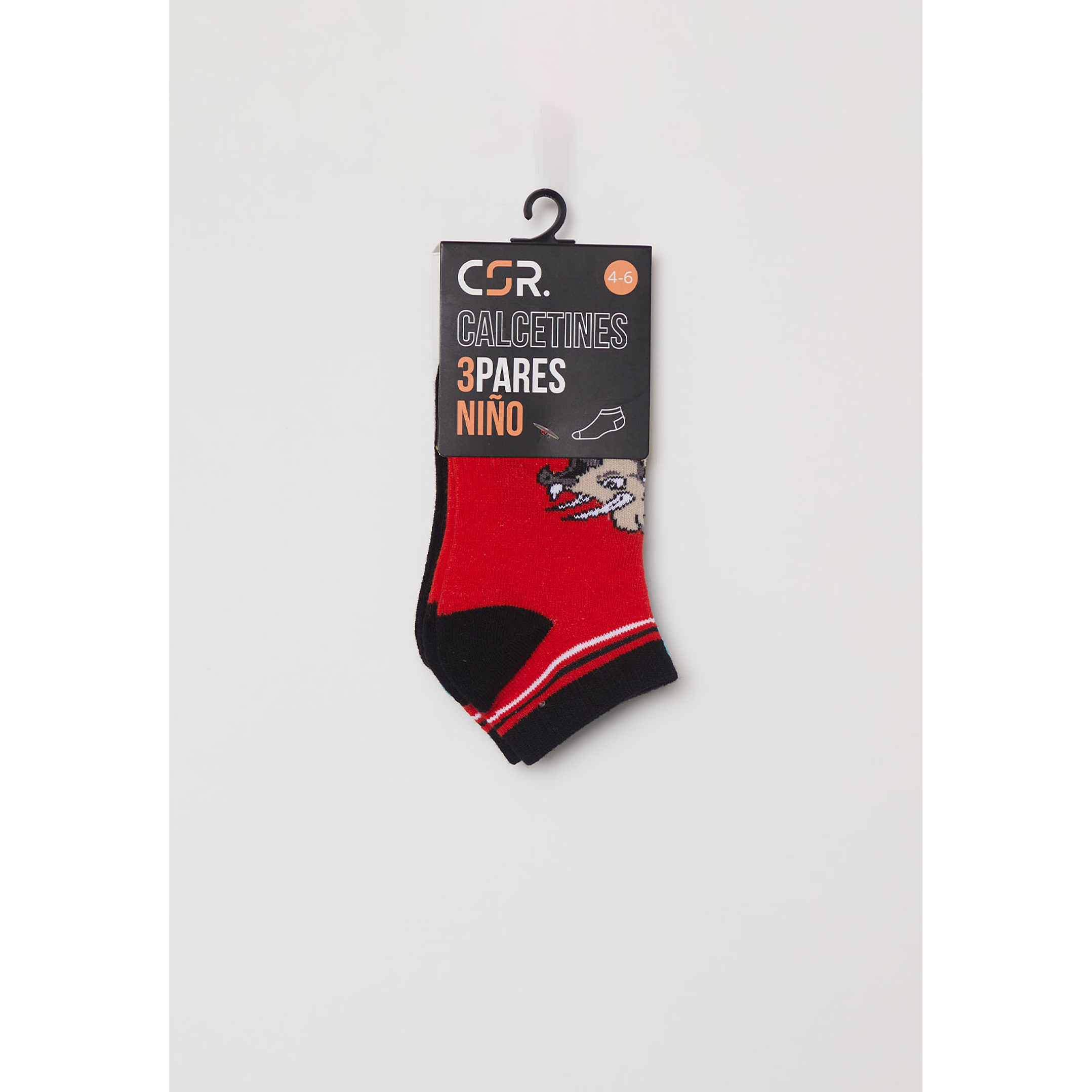 Calcetín Tripack Corto Niño Azul Familyshop 2