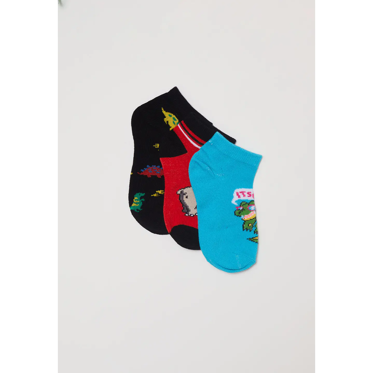 Calcetín Tripack Corto Niño Azul Familyshop 1