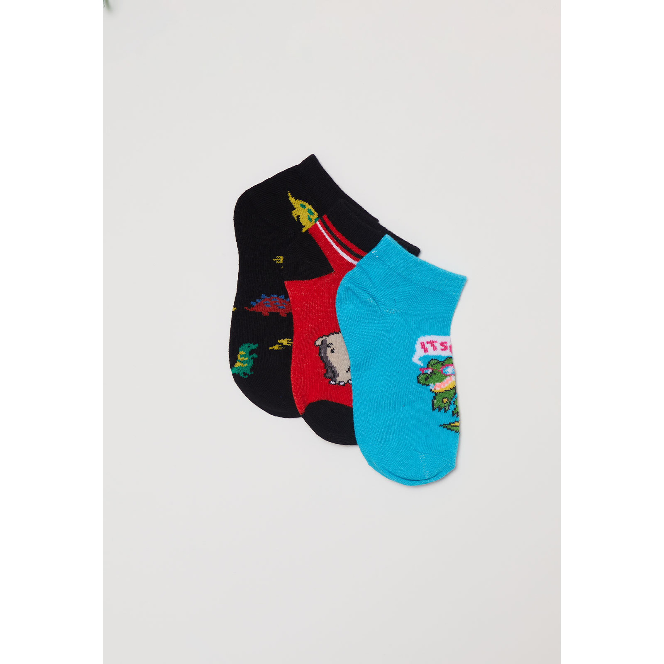 Calcetín Tripack Corto Niño Azul Familyshop 1