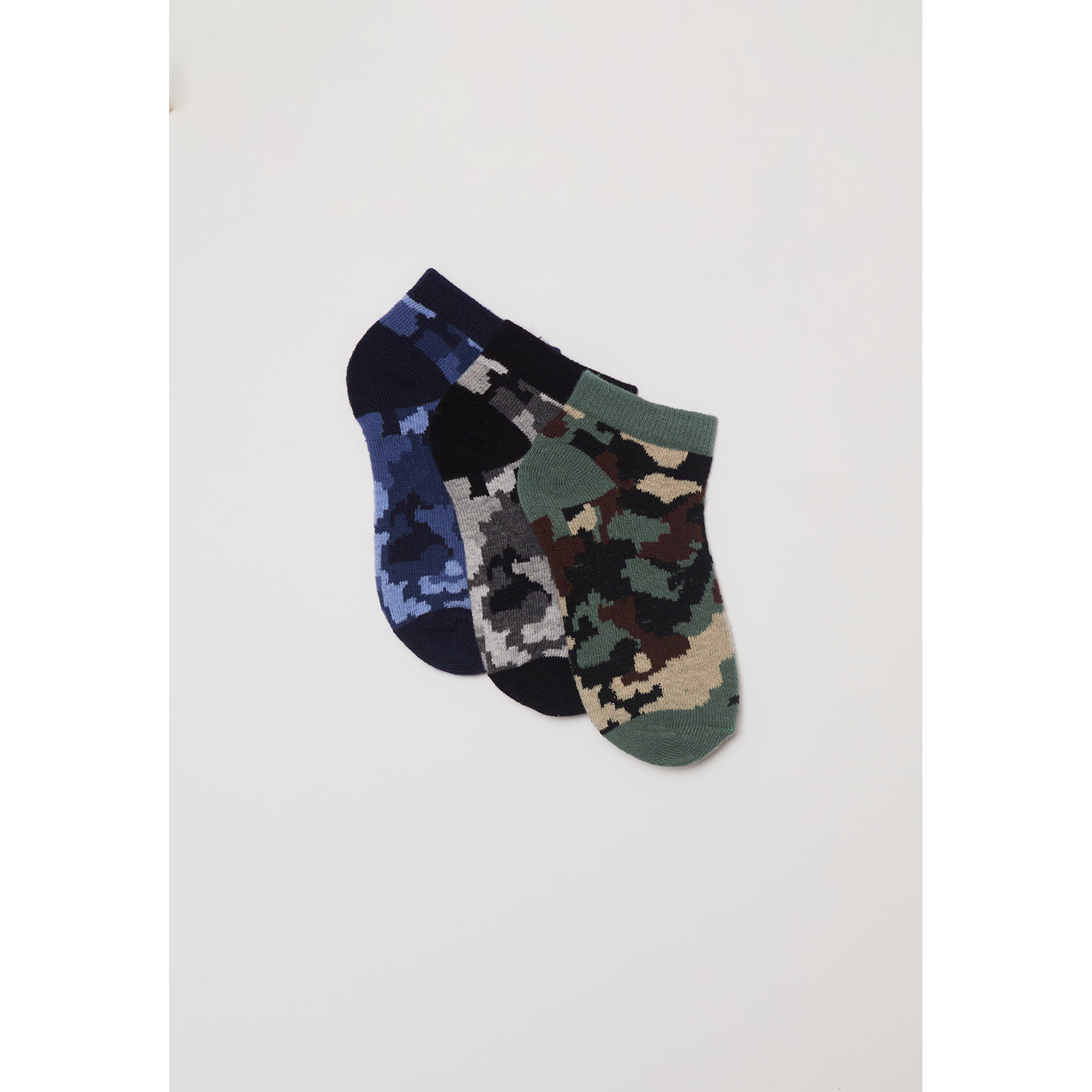 Calcetín Tripack Corto Niño Negro Familyshop 1