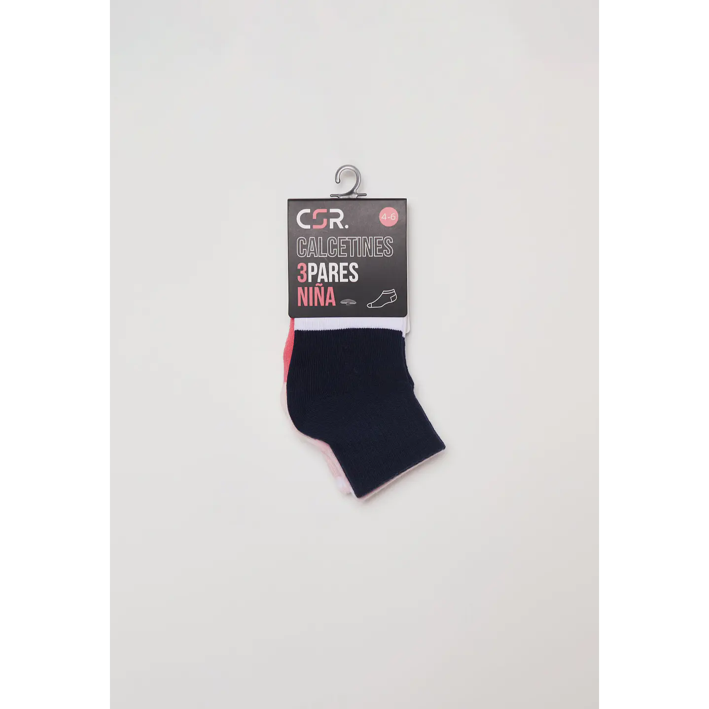 Calcetín Tripack Sport Niña Blanco Familyshop 2